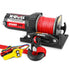 12V Electric Winch 2500LBS Synthetic Rope 15.2M ATV Boat Winch Trailer