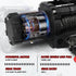 X-BULL 14500lbs 12V Electric Winch Synthetic Rope Wireless Remote 4WD 4x4 Kit