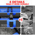 Waterproof Car Roof Top Rack Carrier ravel Cargo Luggage Cube Bag Trave 425L