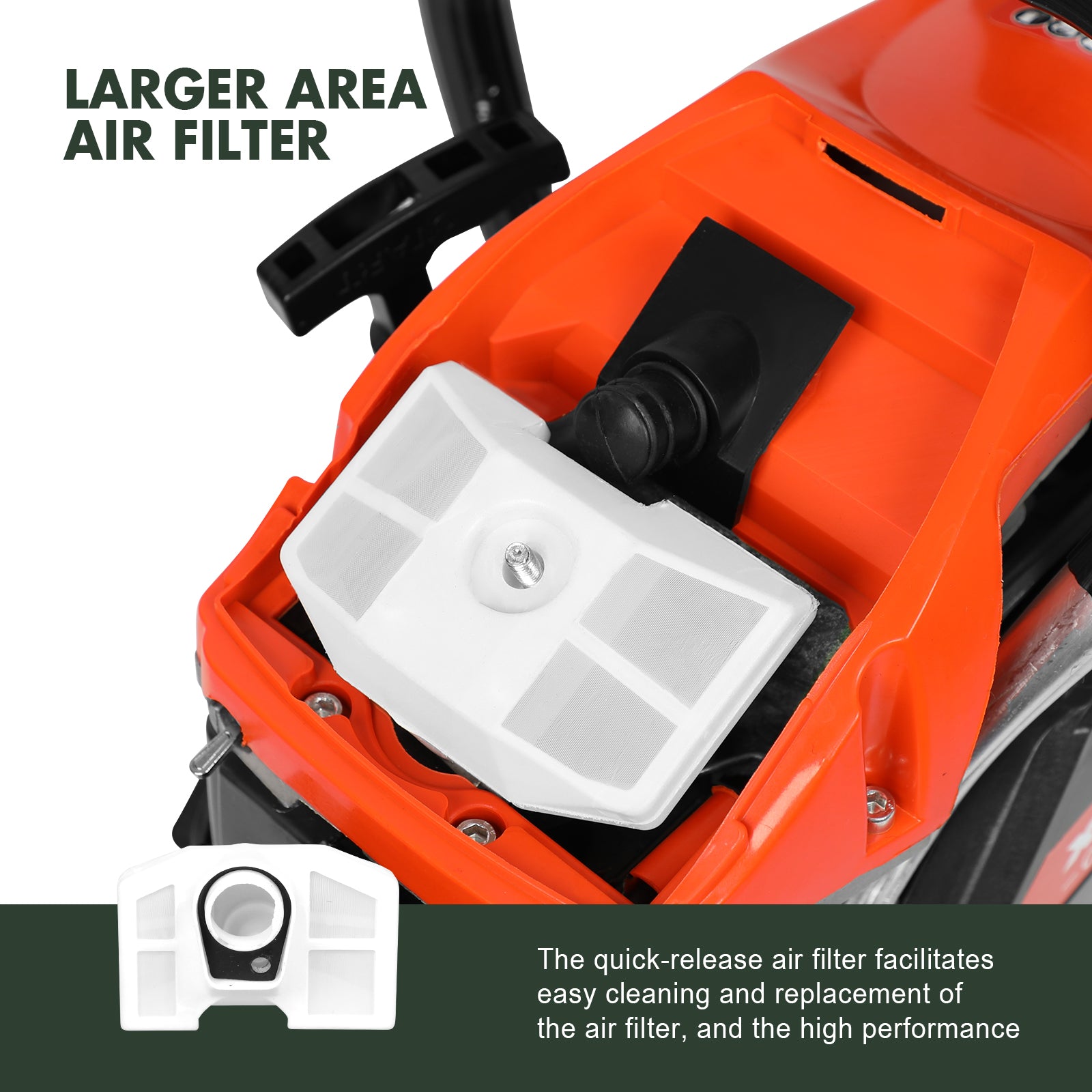 Chainsaw Petrol Commercial 62cc 20