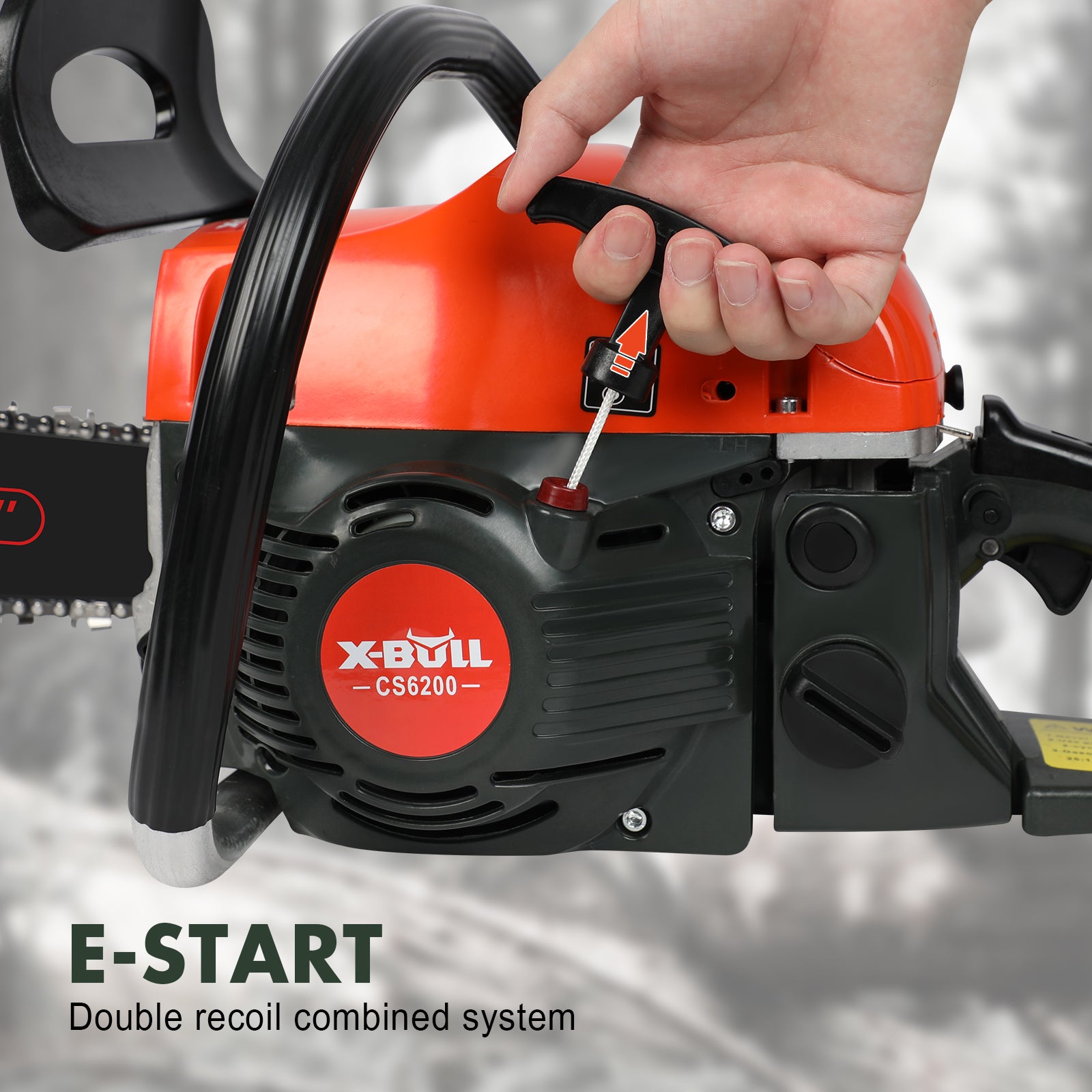 Chainsaw Petrol Commercial 62cc 20