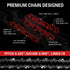 X-BULL 20'' Chainsaw Bar and Chain 0 .325 Pitch Gauge 76 Link Universal