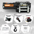 Electric Winch 4500LBS Winch Steel Cable Trailer Towing Remote ATV Winch UTV Winch 4WD