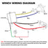 Electric Winch 4500LBS Winch Steel Cable Trailer Towing Remote ATV Winch UTV Winch 4WD