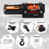 Electric Winch 4500lb Winch Synthetic Rope Wireless Towing Trailer ATV UTV