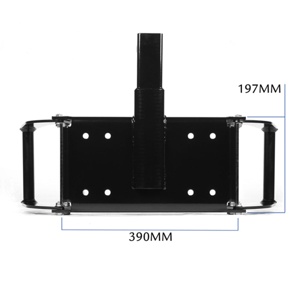 Winch Cradle Mounting Plate Bracket Foldable Steel Bar Truck Trailer 4WD Universal For 9000 10000 12000 13000 14500LBS winch