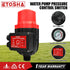 Water Pressure Pump Controller Auto Switch Control Electric BLACK