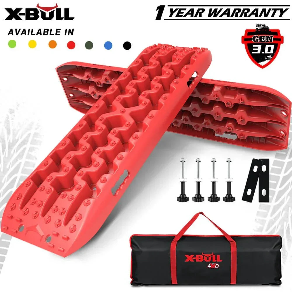 Recovery tracks Sand tracks KIT Carry bag mounting pin Sand/Snow/Mud 10T 4WD-red Gen3.0