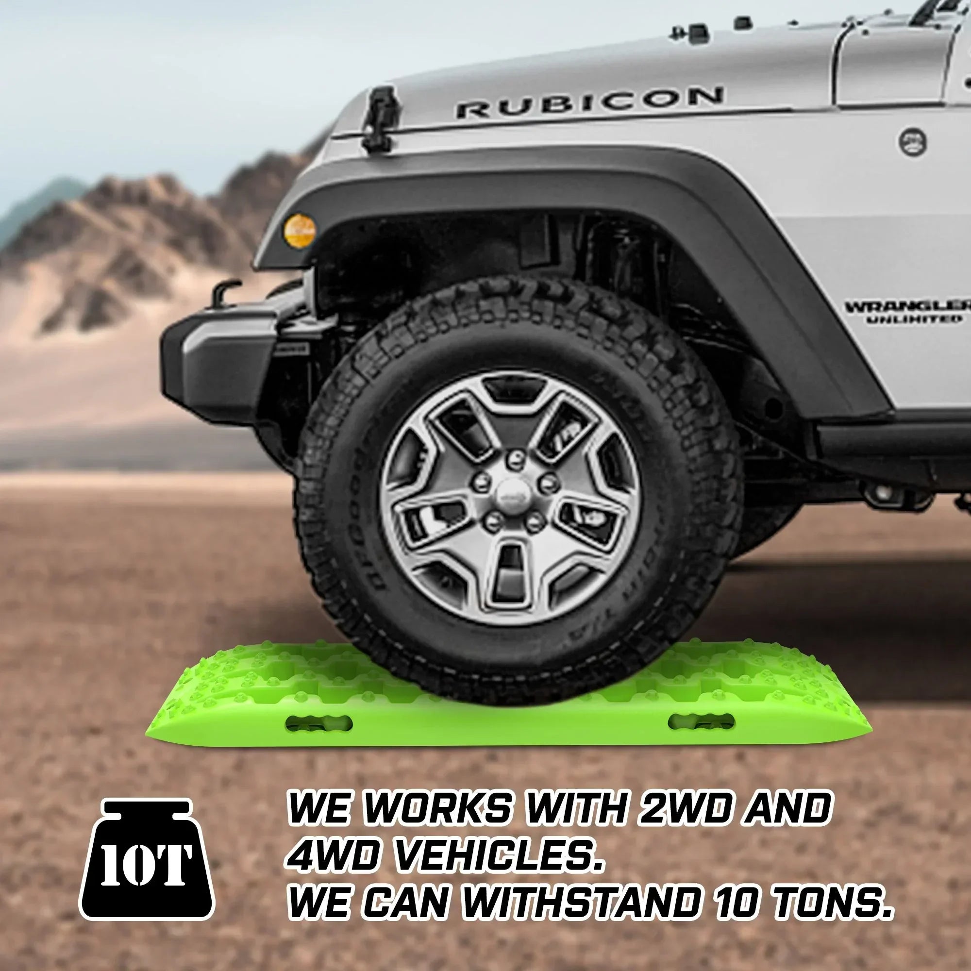 4WD Recovery Tracks Kit 10 Ton Sand Snow Mud Traction Boards with Carry Bag Gen 3.0