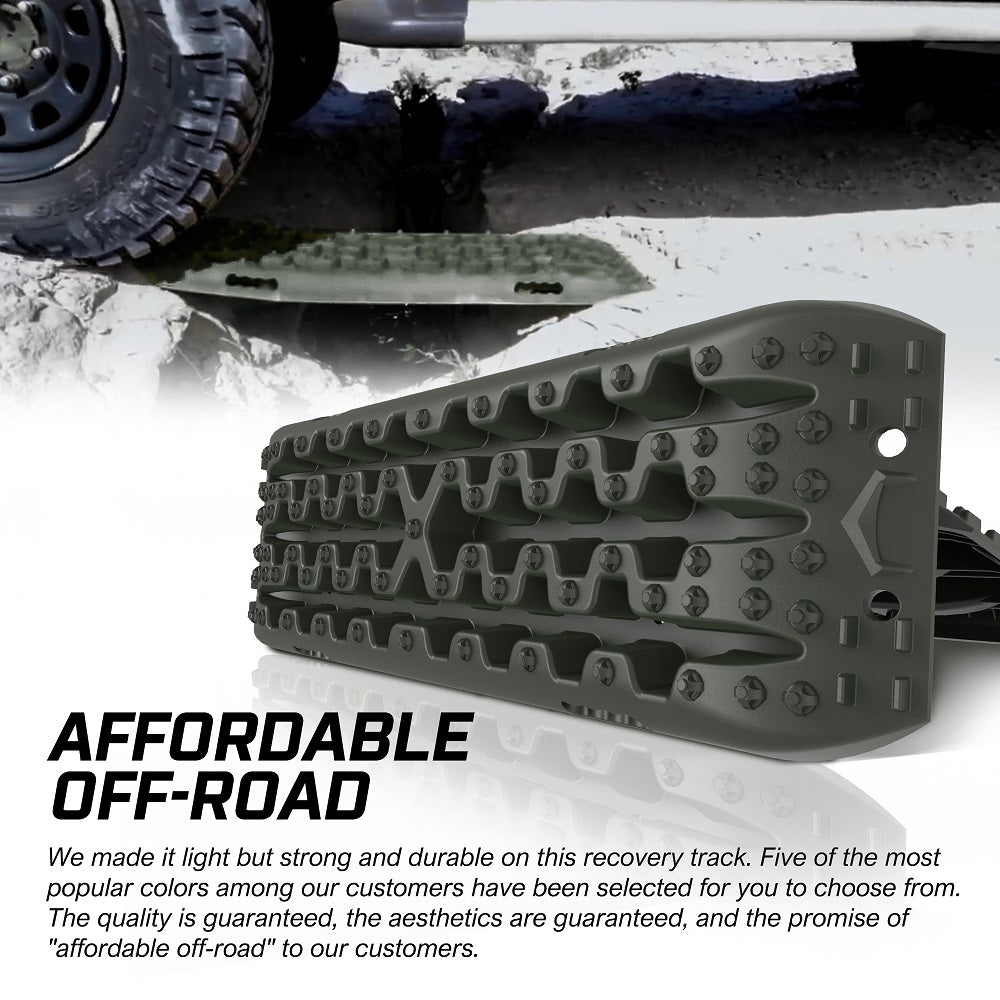 X-BULL Recovery tracks Sand tracks KIT Carry bag mounting pin Sand/Snow/Mud 10T 4WD-OLIVE Gen3.0