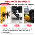 Exhaust Jack Air Bag Jack With 2PCS Recovery Tracks Boards 4WD 4X4 Gen2.0 Black