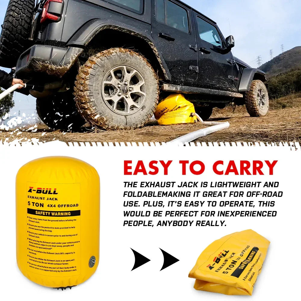 Exhaust Jack Air Jack Rescue Kit/ 2PCS Recovery Tracks Boards  4x4 4WD Gen2.0