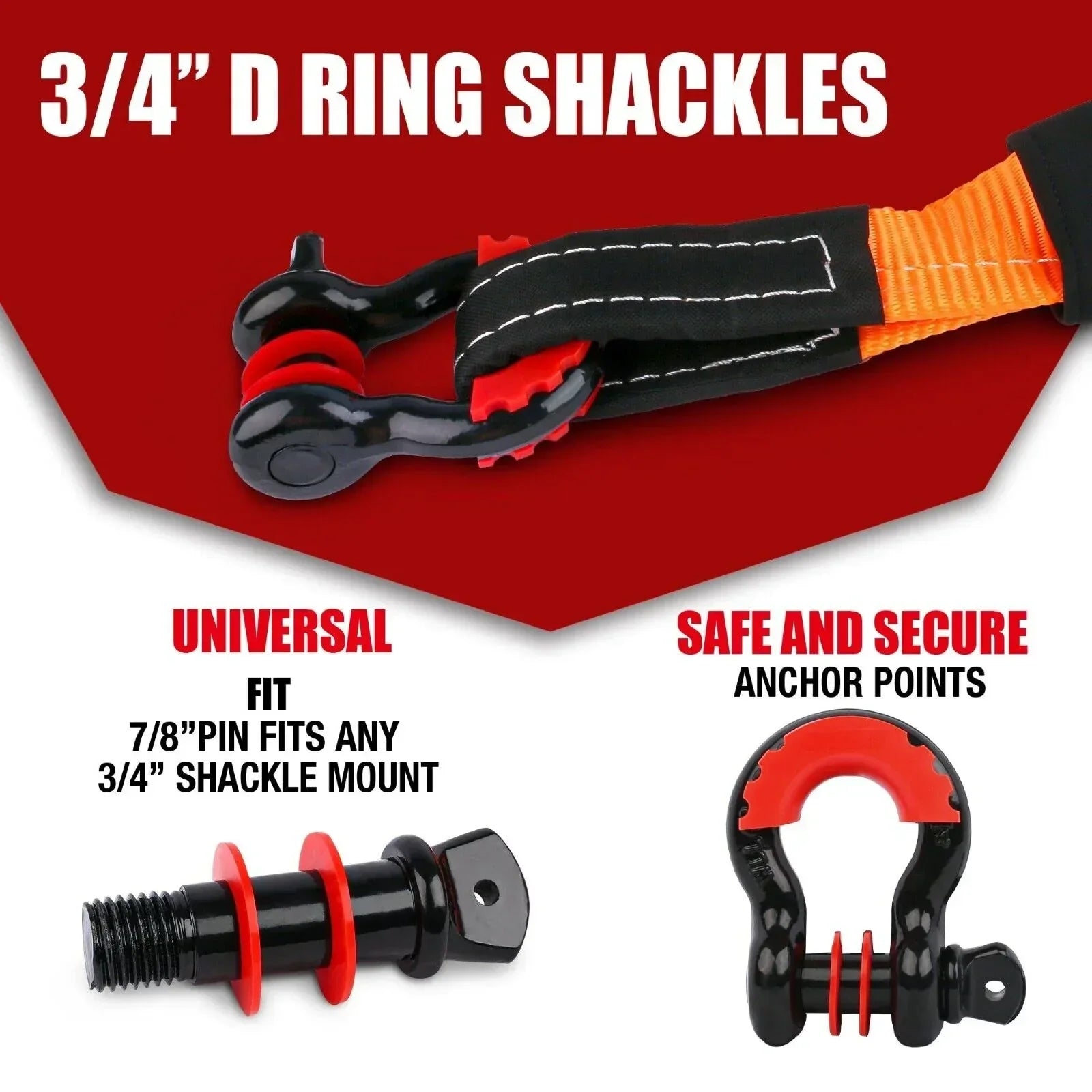 Winch Recovery Kit 13PCS Recovery tracks /Snatch Strap Off Road 4X4