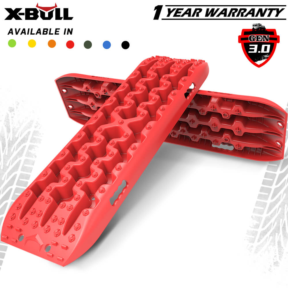 Recovery tracks Sand tracks 2pcs 10T Sand / Snow / Mud 4WD Gen 3.0 - Red