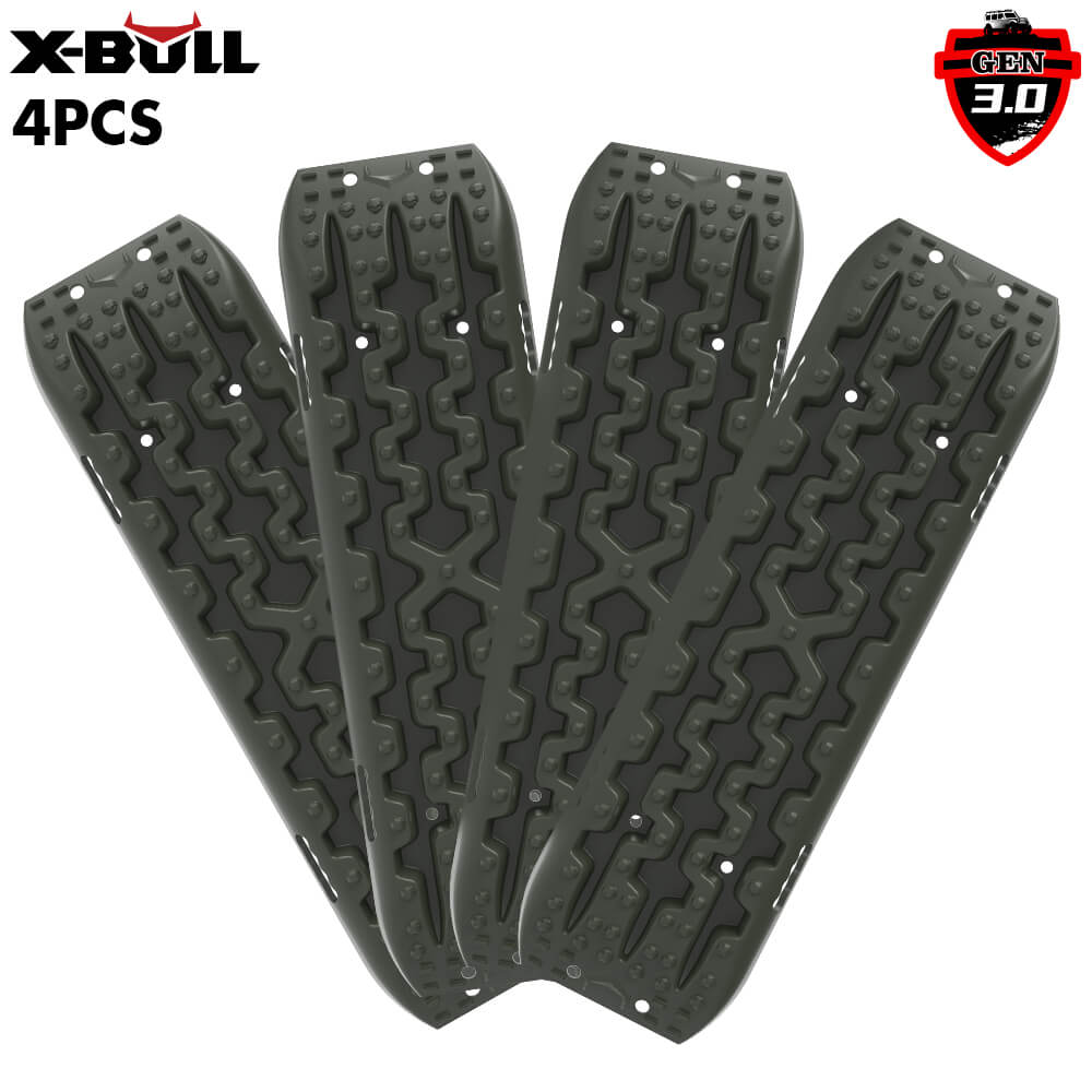Recovery tracks / Sand tracks / Mud tracks / Off Road 4WD 4x4 Car 2 Pairs Gen 3.0 - Olive