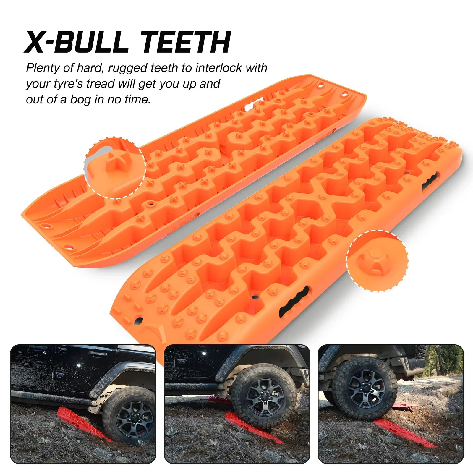 Recovery tracks Sand 2 Pairs 4PC10T 4WD Sand / Snow / Mud Off-road Gen 3.0