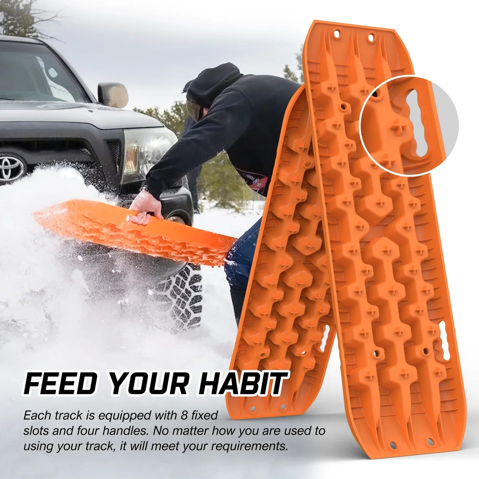 Recovery tracks Sand 4x4 4WD Snow Mud Car Vehicles ATV 2pcs Gen 3.0