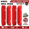 Recovery tracks 10T Sand Mud Snow 2 pairs Offroad 4WD 4x4 2pc 91cm Gen 2.0 - red