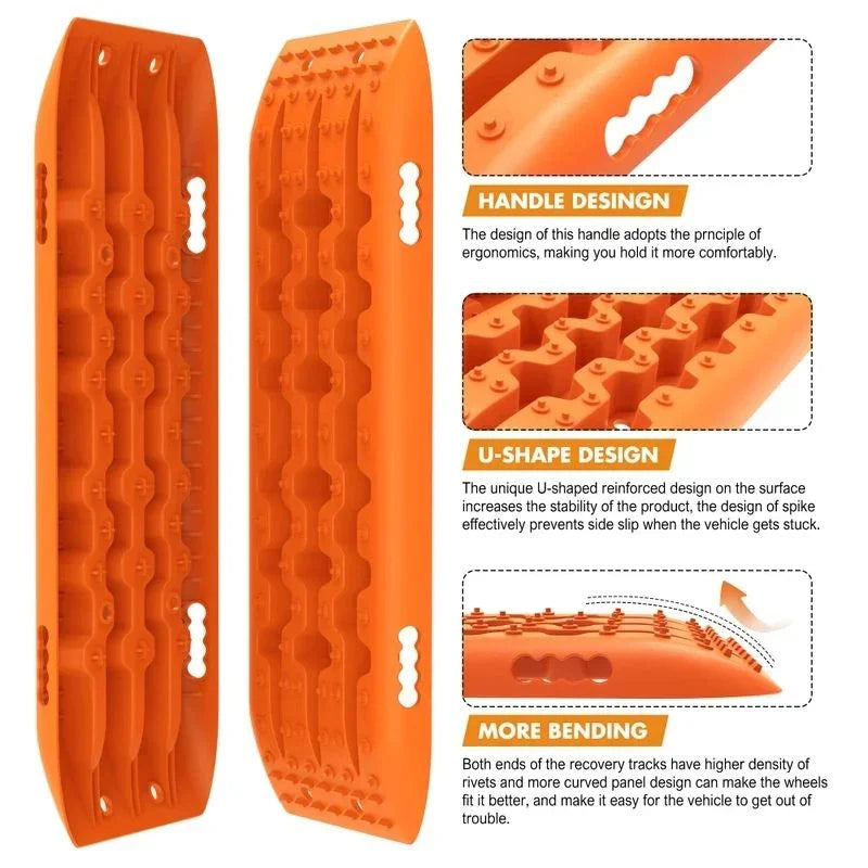 Recovery Tracks Sand Track Mud Snow 10T 2 Pairs 4PC 4WD 4X4 Gen 2.0