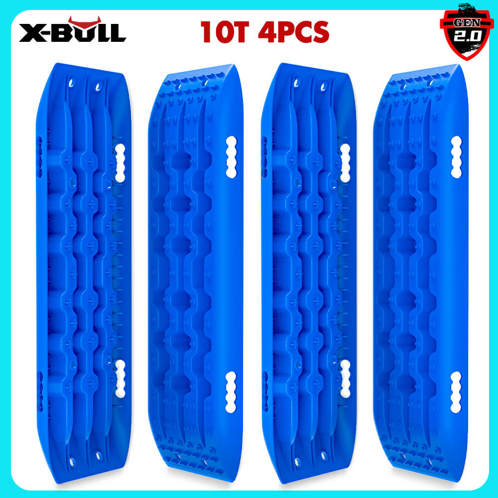 Recovery tracks Sand tracks 2 pairs Sand / Snow / Mud 10T 4WD Gen 2.0 - blue