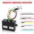 12V Winch Remote Control Twin Handset Easy to Install Upgrade Remotes