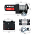 X-BULL 2500lbs 12V Electric Winch ATV UTV Boat Trailer Rope Wired Remote Kit