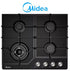 Gas Glass Cooktop 60cm Black