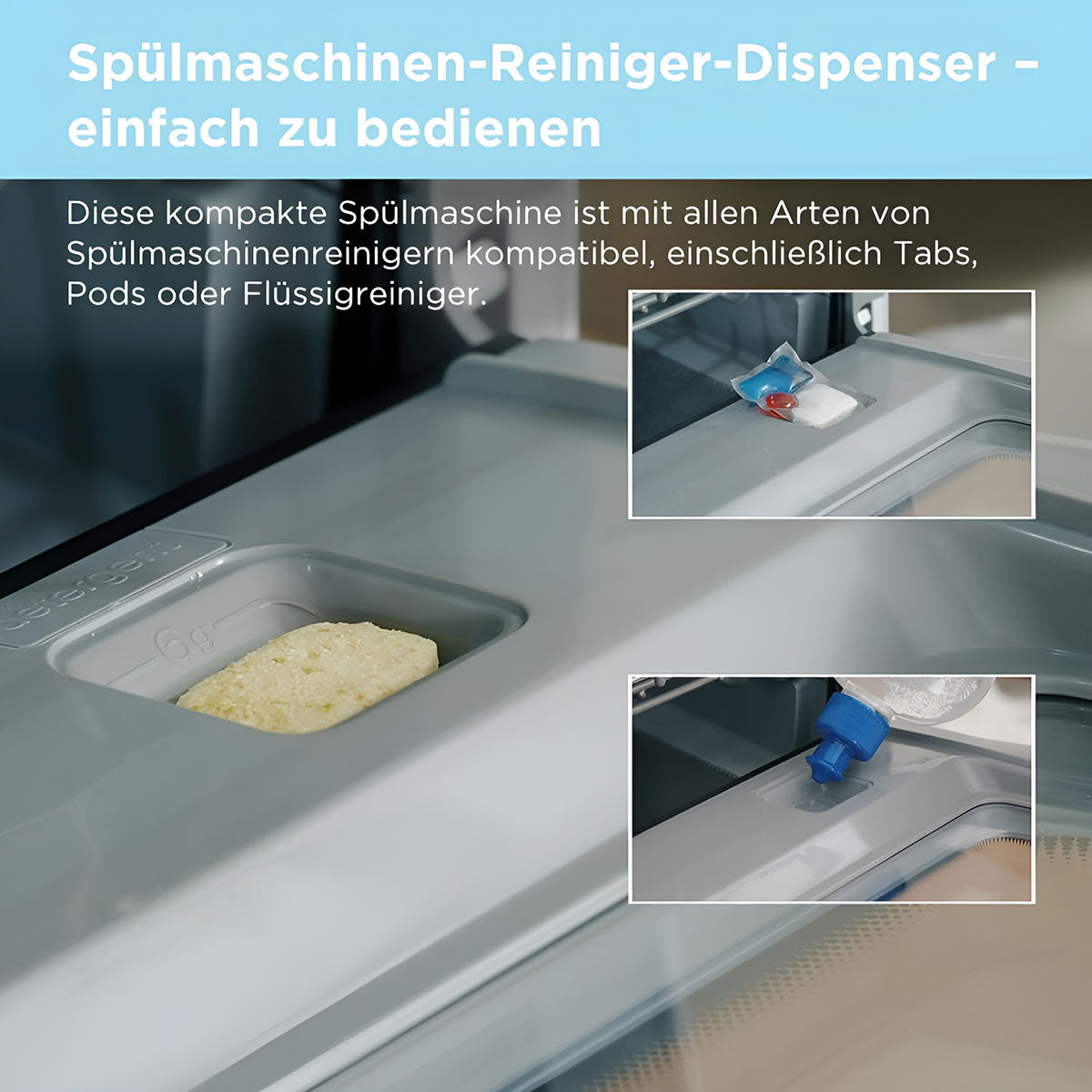 3rd Generation  Bench Top Mini Dishwasher