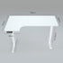 FORTIA 145W x 60D x 85D Dual-Motor 80kg Load Adjustable Sit-Stand Up L-Hand Sided Corner Desk - White/White Frame