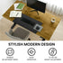 Sit To Stand Standing Desk, 120x60cm, 72-118cm Electric Height Adjustable, Walnut Style Desktop Black Frame
