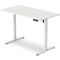 Sit To Stand Standing Desk, 120x60cm, 72-118cm Electric Height Adjustable, White