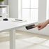 Sit To Stand Standing Desk, 120x60cm, 72-118cm Electric Height Adjustable, White