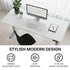 Sit to Stand Standing Desk, 160x60cm, 72-118cm Electric Height Adjustable, White Desktop/Silver Frame
