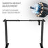 Sit To Stand Up Standing Desk, 120x60cm, 72-118cm Electric Height Adjustable, 70kg Rated, Walnut Style/Black Frame