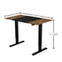 Sit To Stand Up Standing Desk, 120x60cm, 72-118cm Electric Height Adjustable, 70kg Rated, Walnut Style/Black Frame