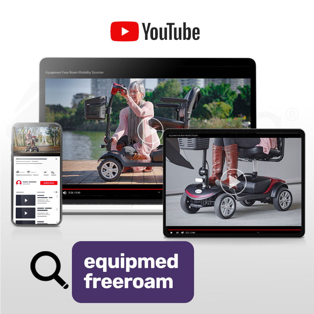 Mobility Scooter Electric Motorised Power Portable 4 Wheel Folding