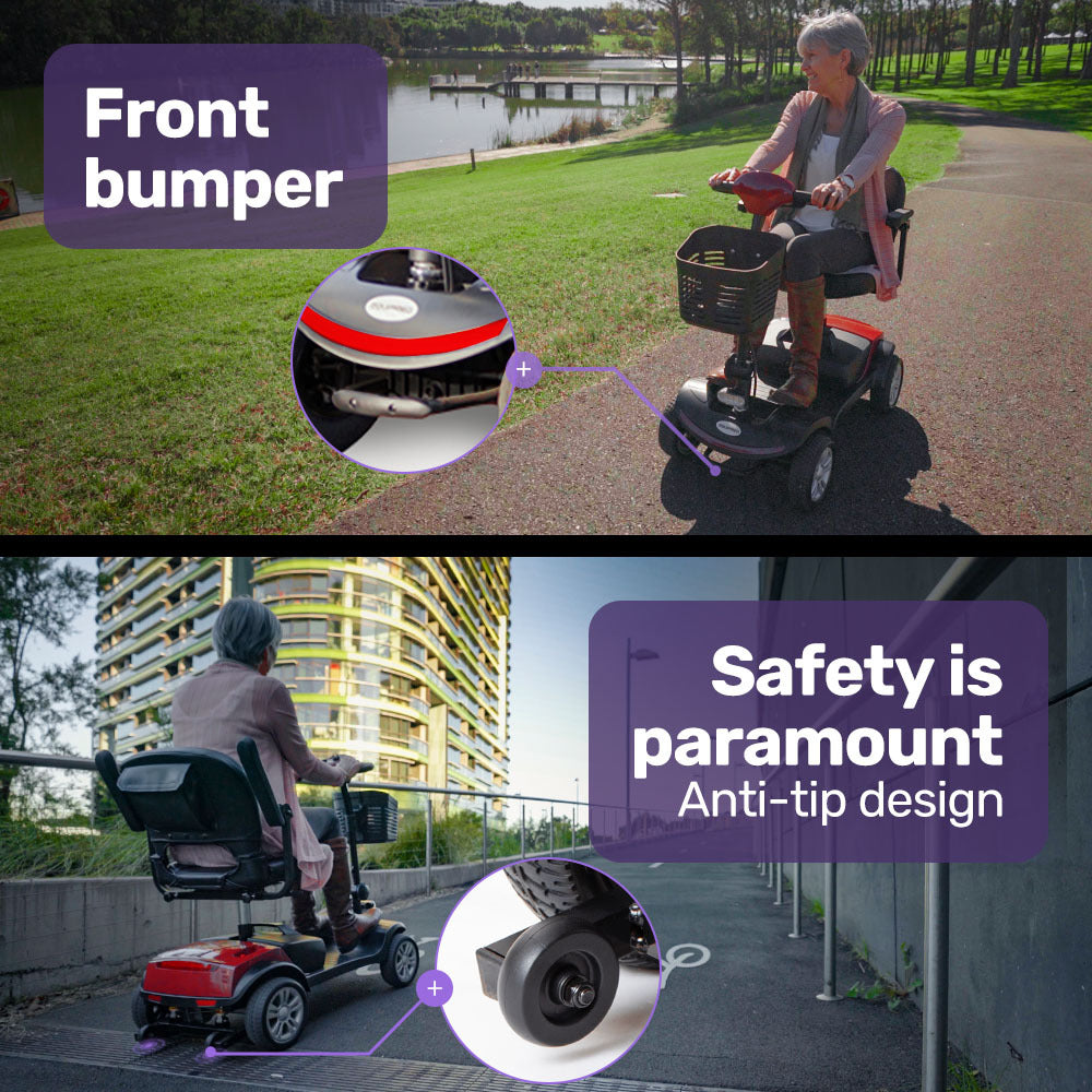 Mobility Scooter Electric Motorised Power Portable 4 Wheel Folding