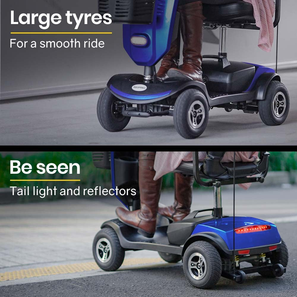 Electric Mobility Scooter For Elderly Motorized Riding Older Adults Aid Portable E-Scooter