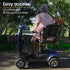 Electric Mobility Scooter For Elderly Motorized Riding Older Adults Aid Portable E-Scooter