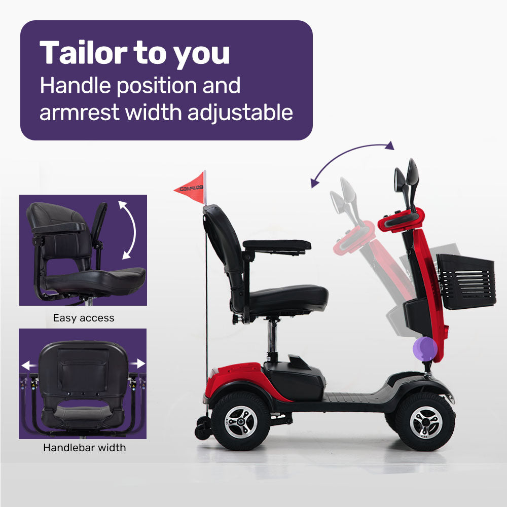 Mobility Scooter For Elderly Motorized Electric Older Adults 4 Riding