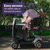 EQUIPMED Mobility Scooter Electric Motorized Ride On E-Scooter for Elderly Older Adult Handicap Aid