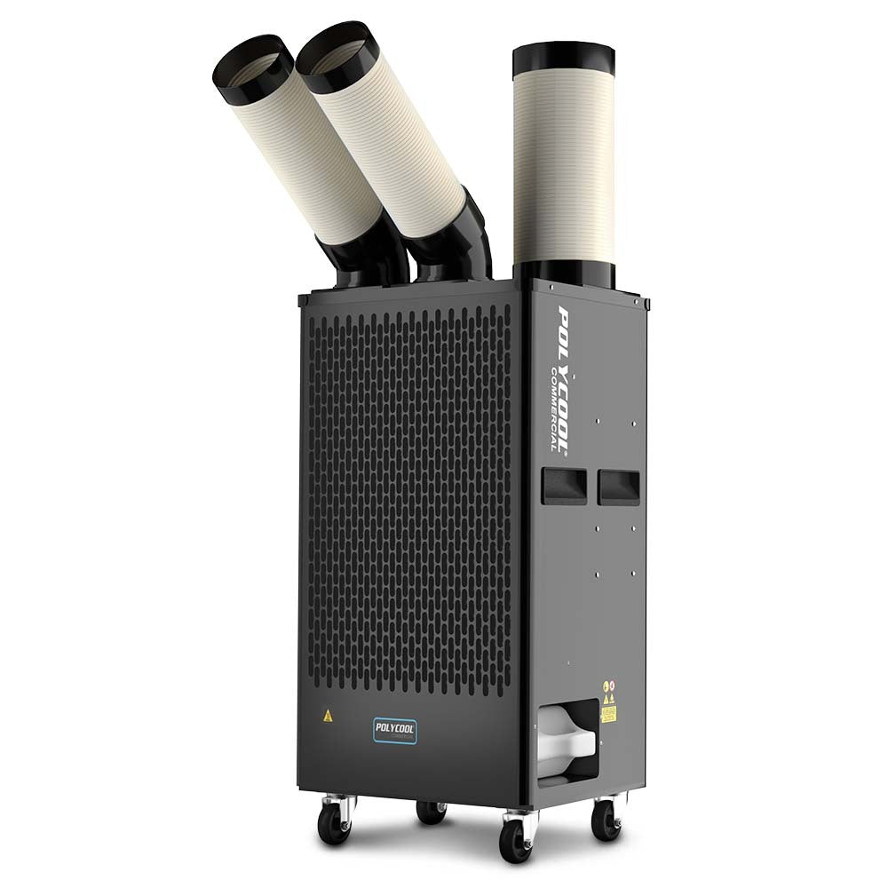 4.5kW Portable Industrial Spot Cooler, with Twin Cooling Ducts, 15A Plug