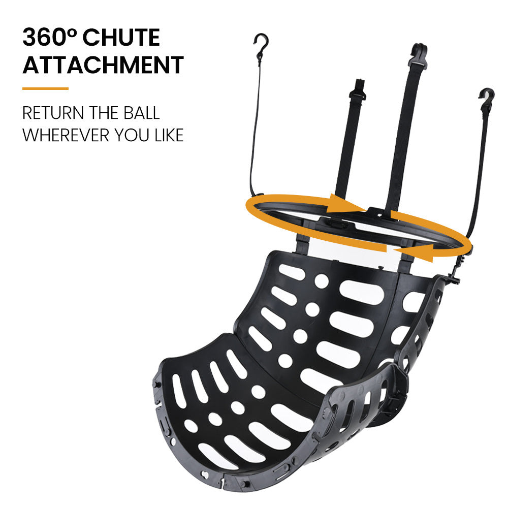 Basketball Return System, with 360 Degree Universal Attachment