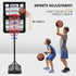 DR. DUNK Portable Kids Basketball Hoop Stand System, 1.15m to 1.60m Height Adjustable