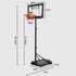 Portable Kids Basketball Hoop Stand System, 1.15m to 1.60m Height Adjustable