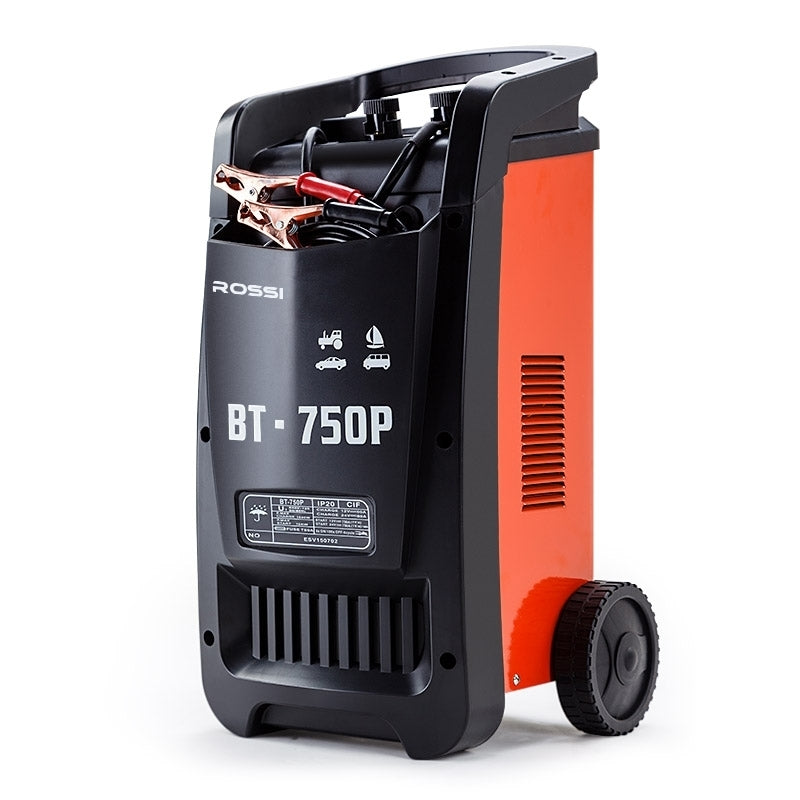 750 Amp Car Battery Charger, 12v/24v Jump Starter, for ATV Boat Truck Tractor, 15A Plug