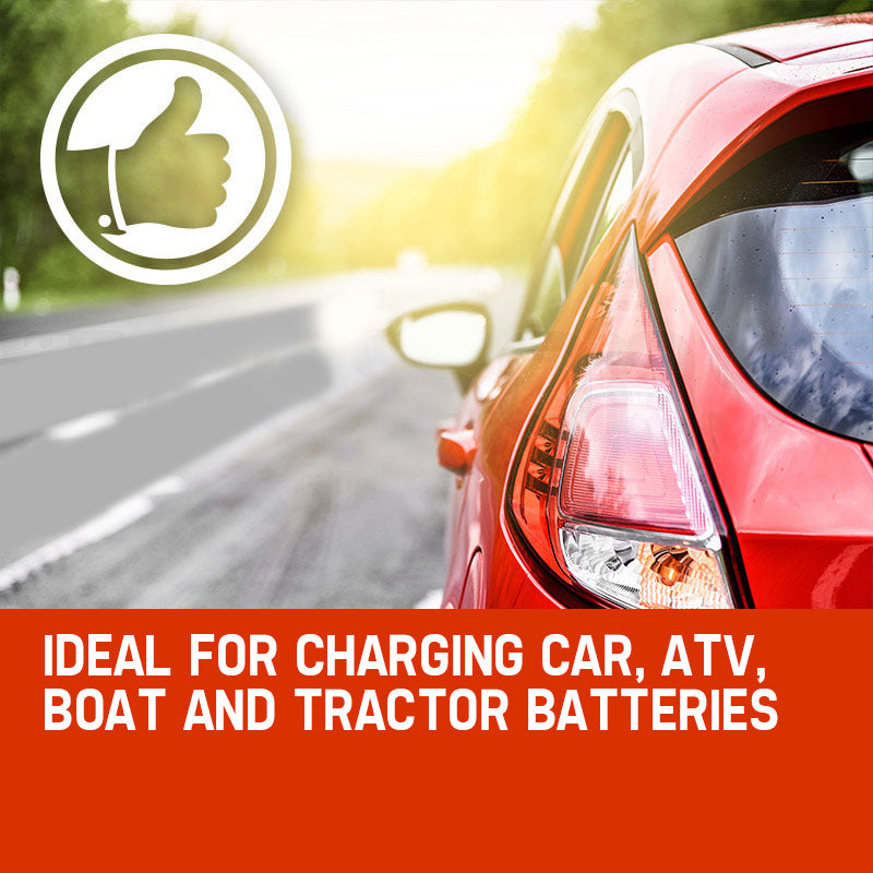 750 Amp Car Battery Charger, 12v/24v Jump Starter, for ATV Boat Truck Tractor, 15A Plug