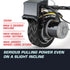 Heavy Duty 12V 350W Motorised Jockey Wheel, 2270kg Rated Electric Powered Mover for Caravan Trailer Boat
