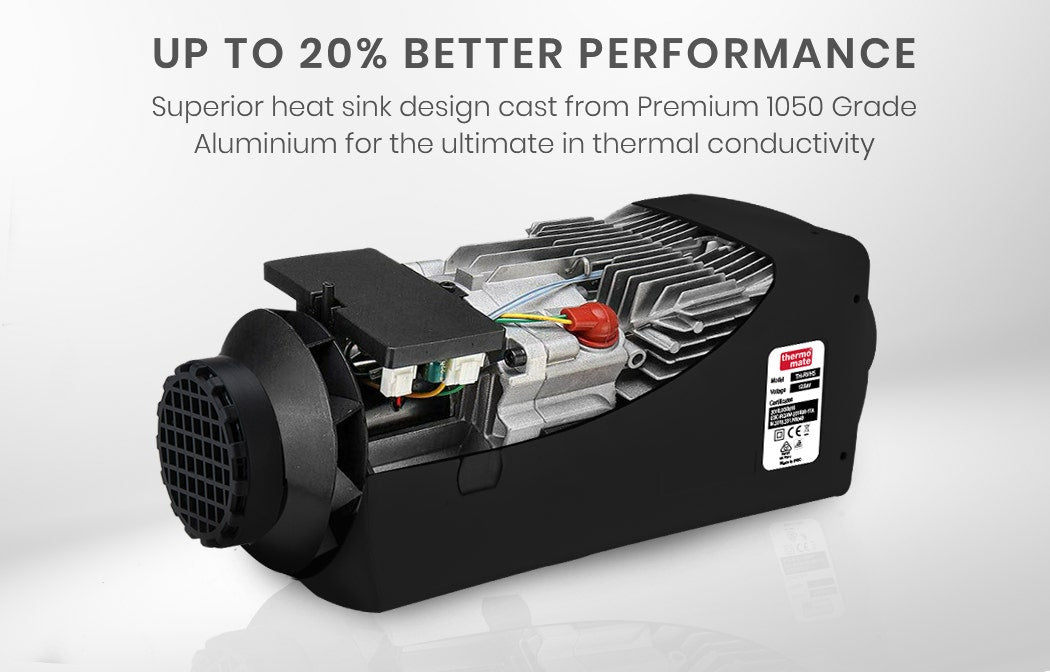 Diesel Heater 12V 5kW Caravan Tank Remote Camper Trailer Van Air Motorhome Parking RV