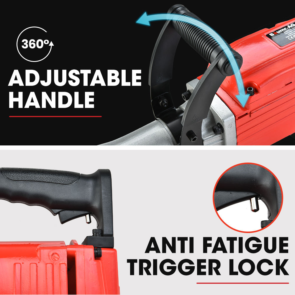 2200W Pro-Grade Electric Demolition Jackhammer, with 3 Bonus Chisels, Carry Case